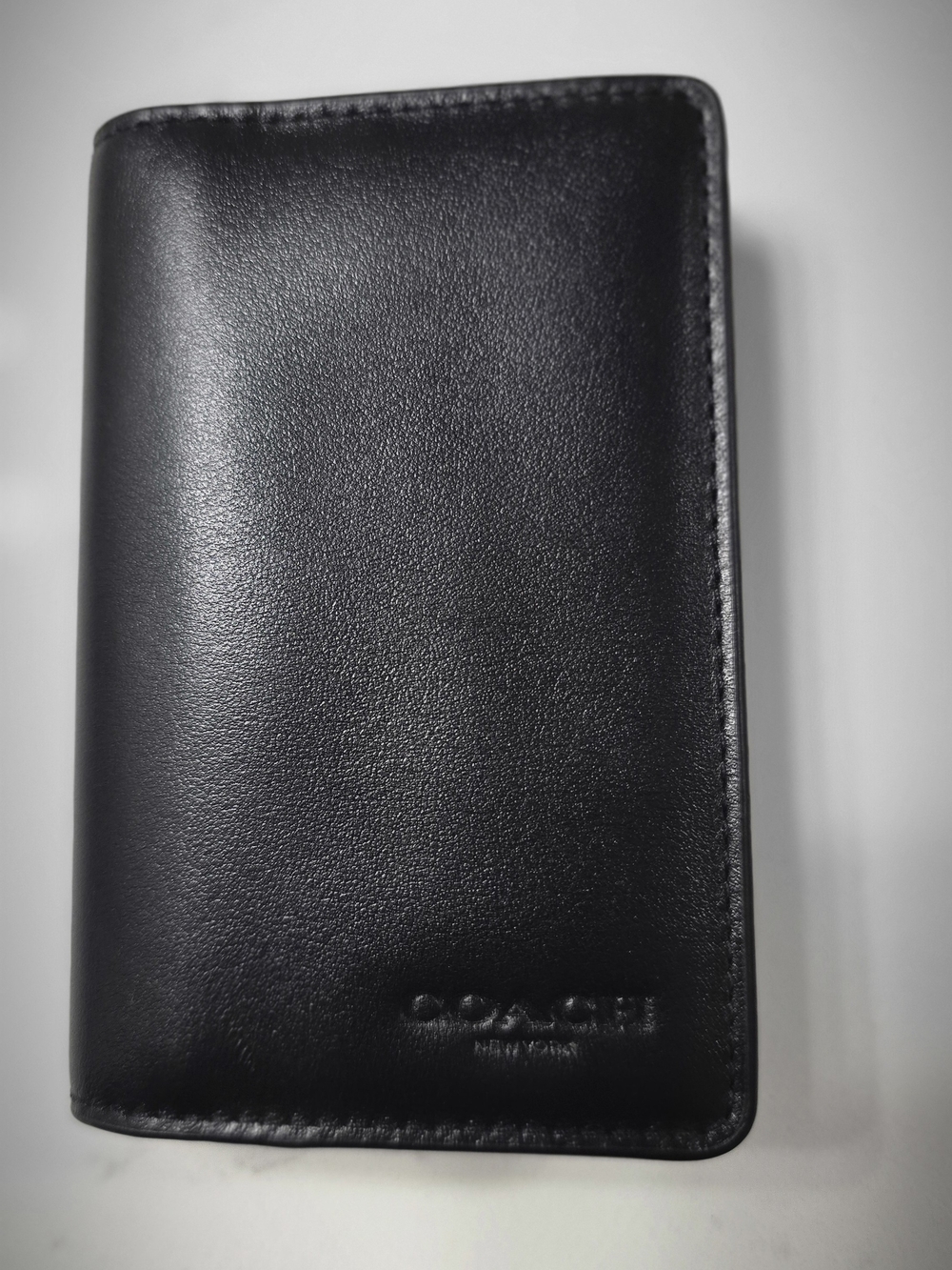 Coach Men’s Black Leather Bifold Wallet